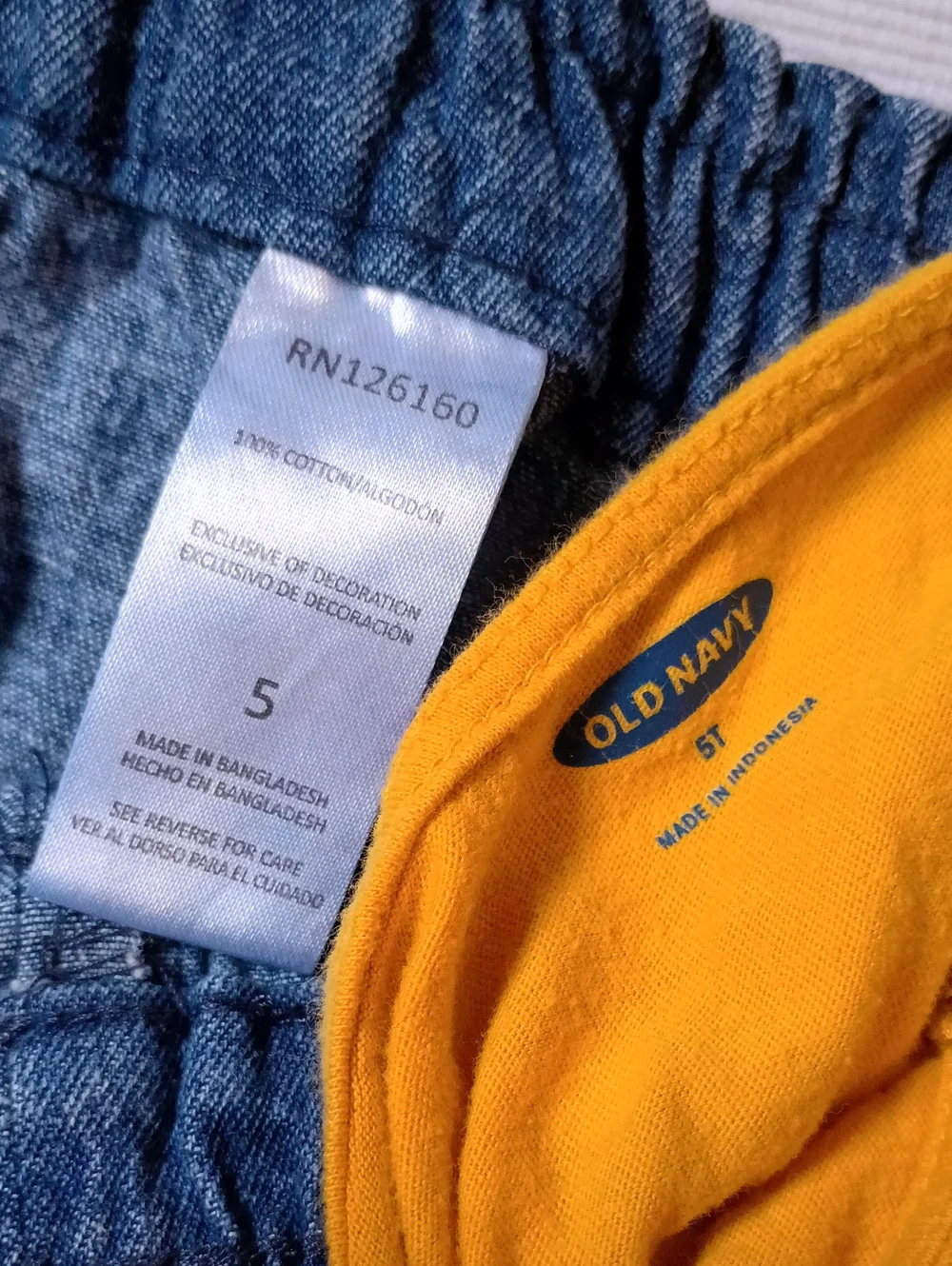 Old Navy Yellow Polka Dot Wrap Top with Denim Shorts
